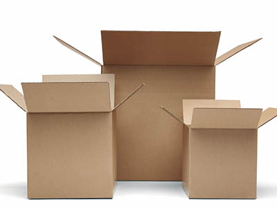 standard shipping box sizes