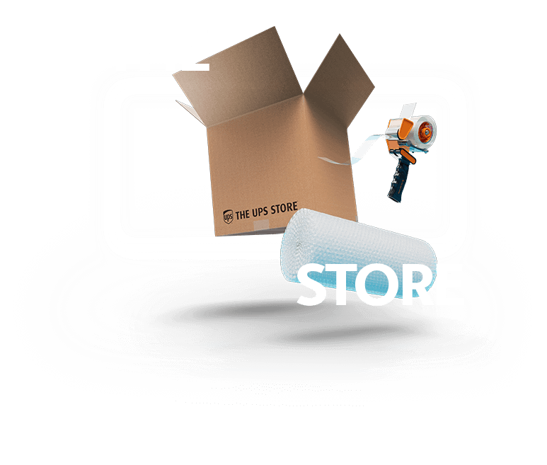 open shipping box with tape and bubble cushioning