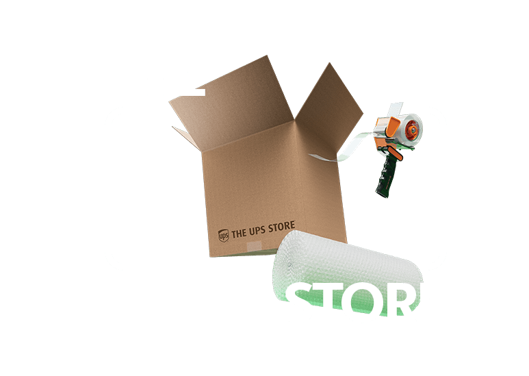 open shipping box with vase inside