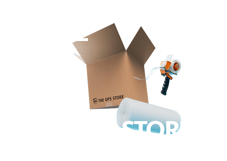 open shipping box with vase inside