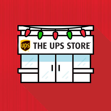 Illustrated The UPS Store storefront icon