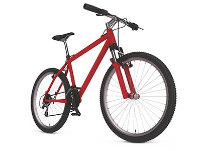 Bicicleta roja