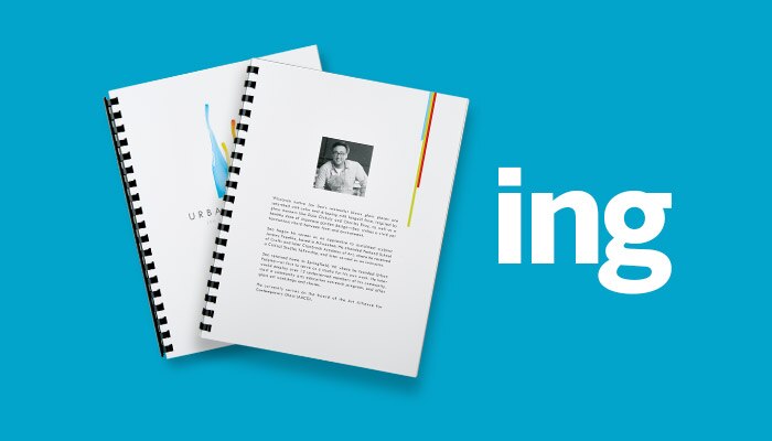 Example printed and bound presentation